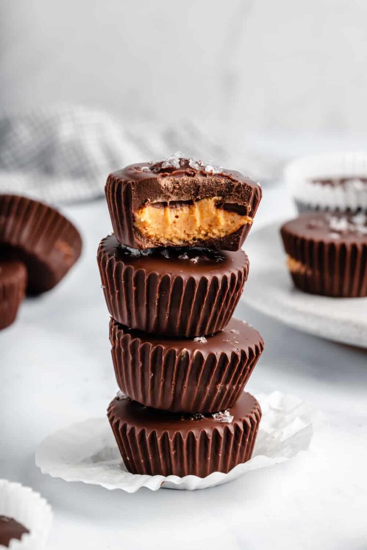 Vegan Peanut Butter Cups | Easy No-Bake Vegan Candy Recipe