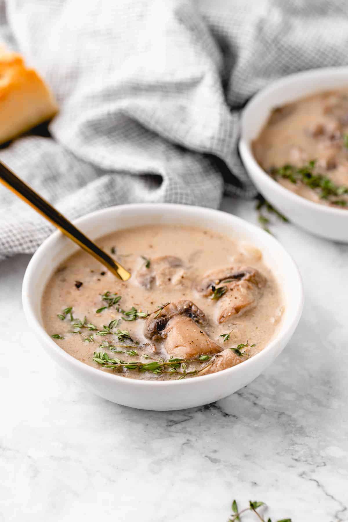 Creamy Mushroom Soup Jessica In The Kitchen 8770