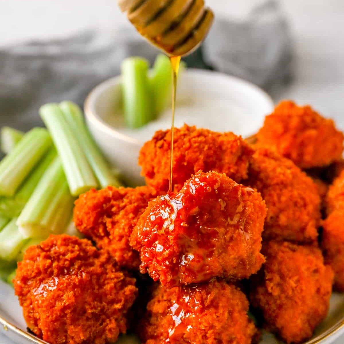 Buffalo Cauliflower Wings (10 Ingredients) Jessica in the Kitchen