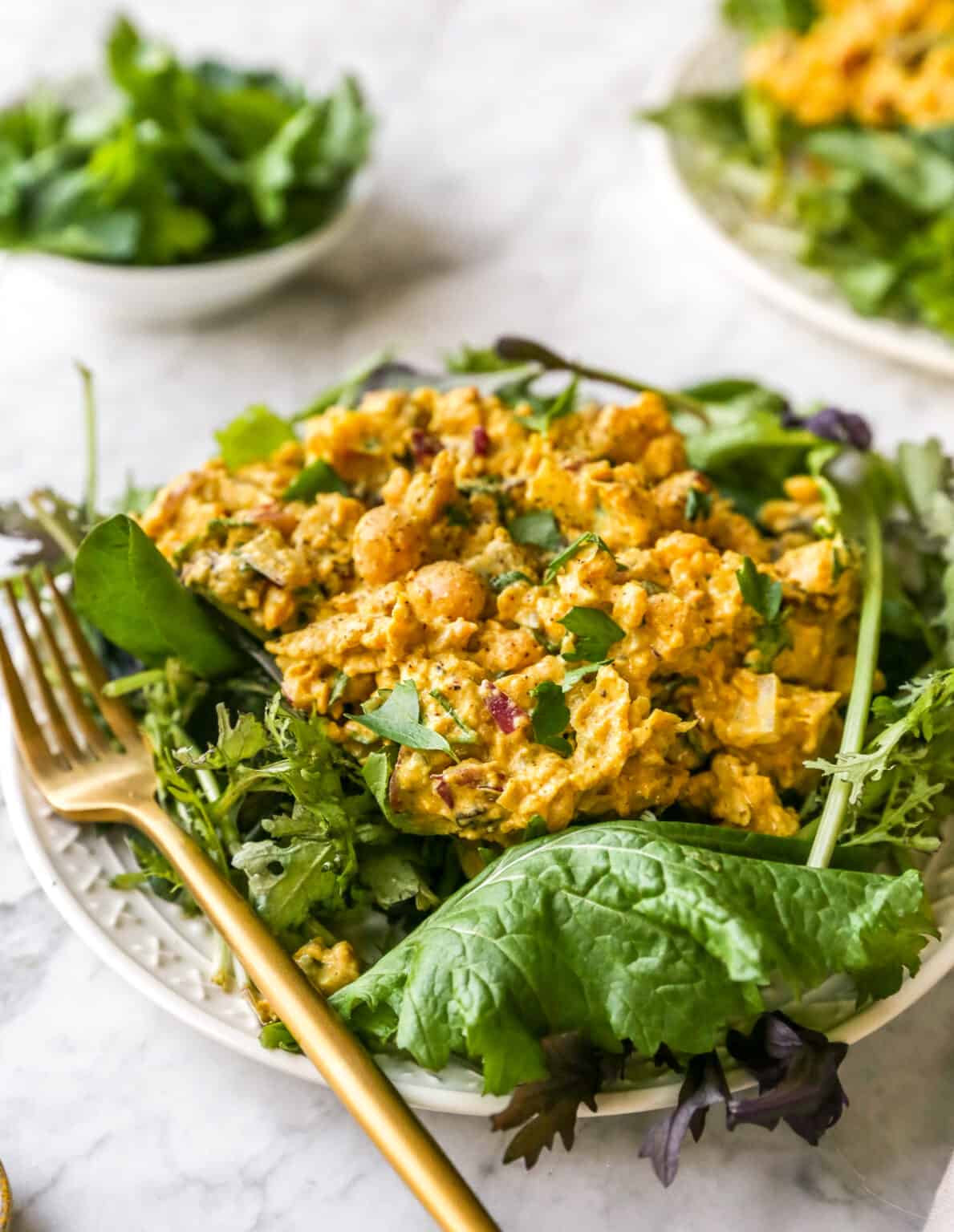 Curried Chickpea Salad (15 Minutes) - Jessica in the Kitchen