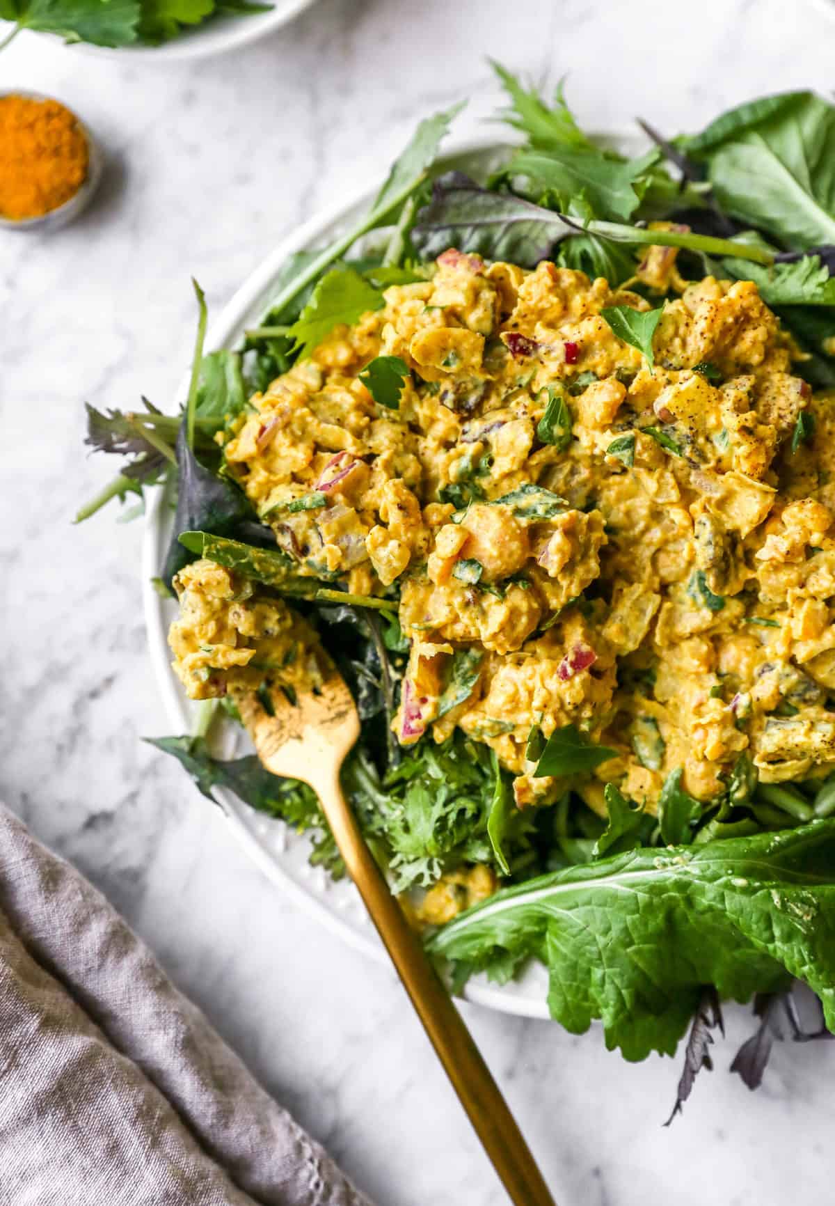 Curried Chickpea Salad (15 Minutes)-image
