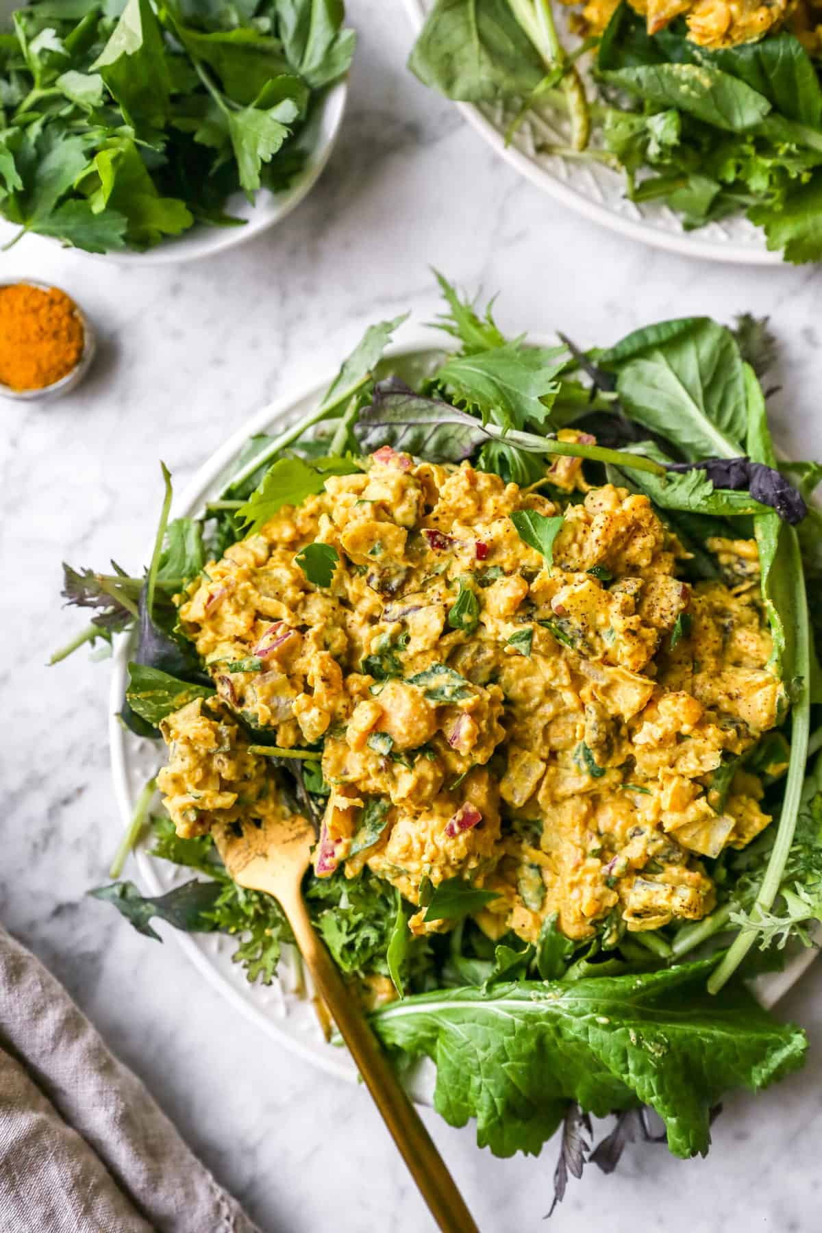 Curried Chickpea Salad 15 Minutes Jessica In The Kitchen