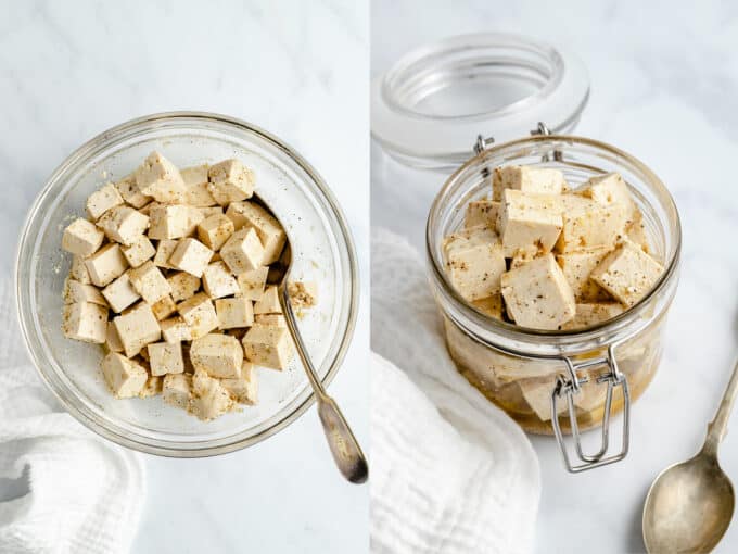 Vegan Feta Cheese (Tofu Feta Cheese) | Jessica in the Kitchen