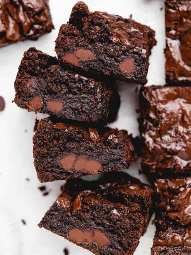 Vegan Brownies (Chewy and Fudgy) - Jessica in the Kitchen