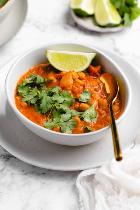 Creamy Vegan Coconut Chickpea Curry | Jessica In The Kitchen