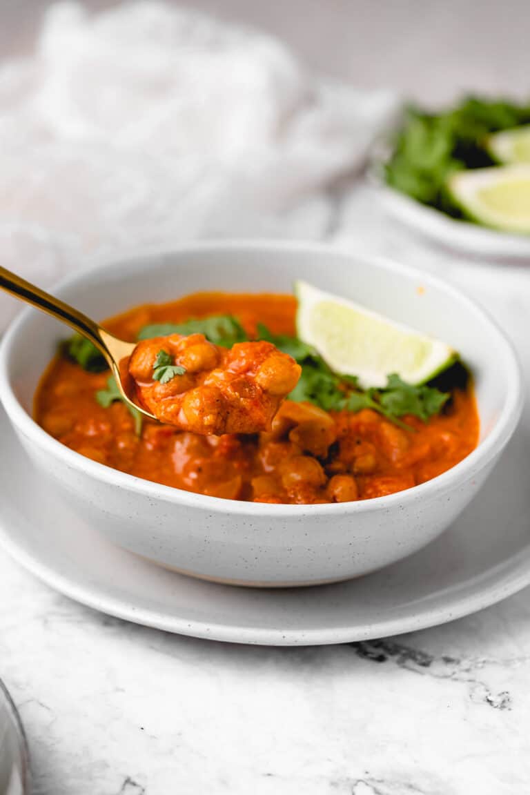 Creamy Vegan Coconut Chickpea Curry Jessica In The Kitchen