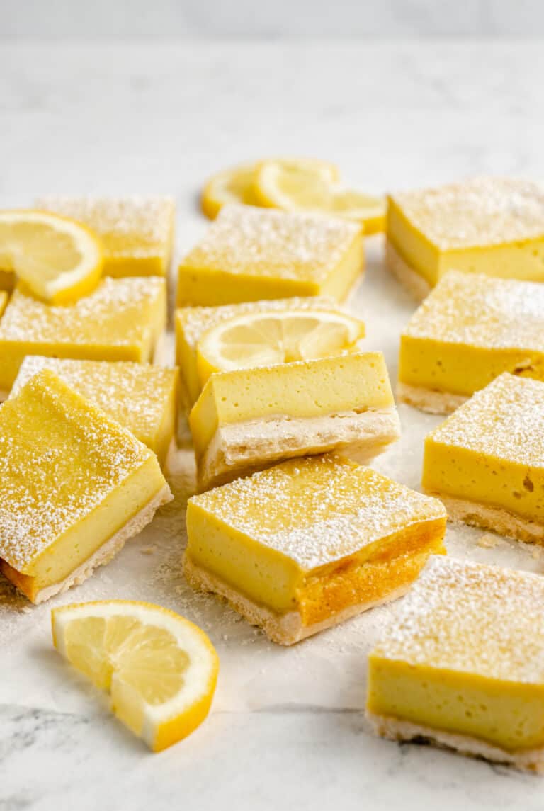 Easy Vegan Lemon Bars Recipe Jessica In The Kitchen   Vegan Lemon Bars 13 768x1145 