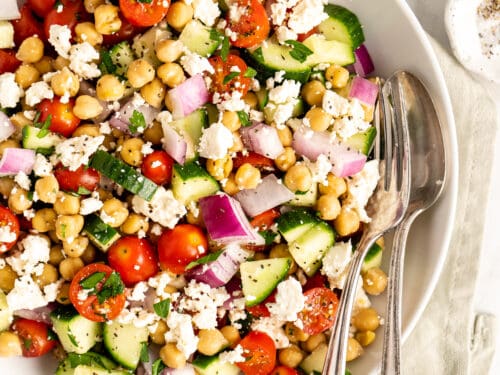 Greek Chickpea Salad (Meal Prep)