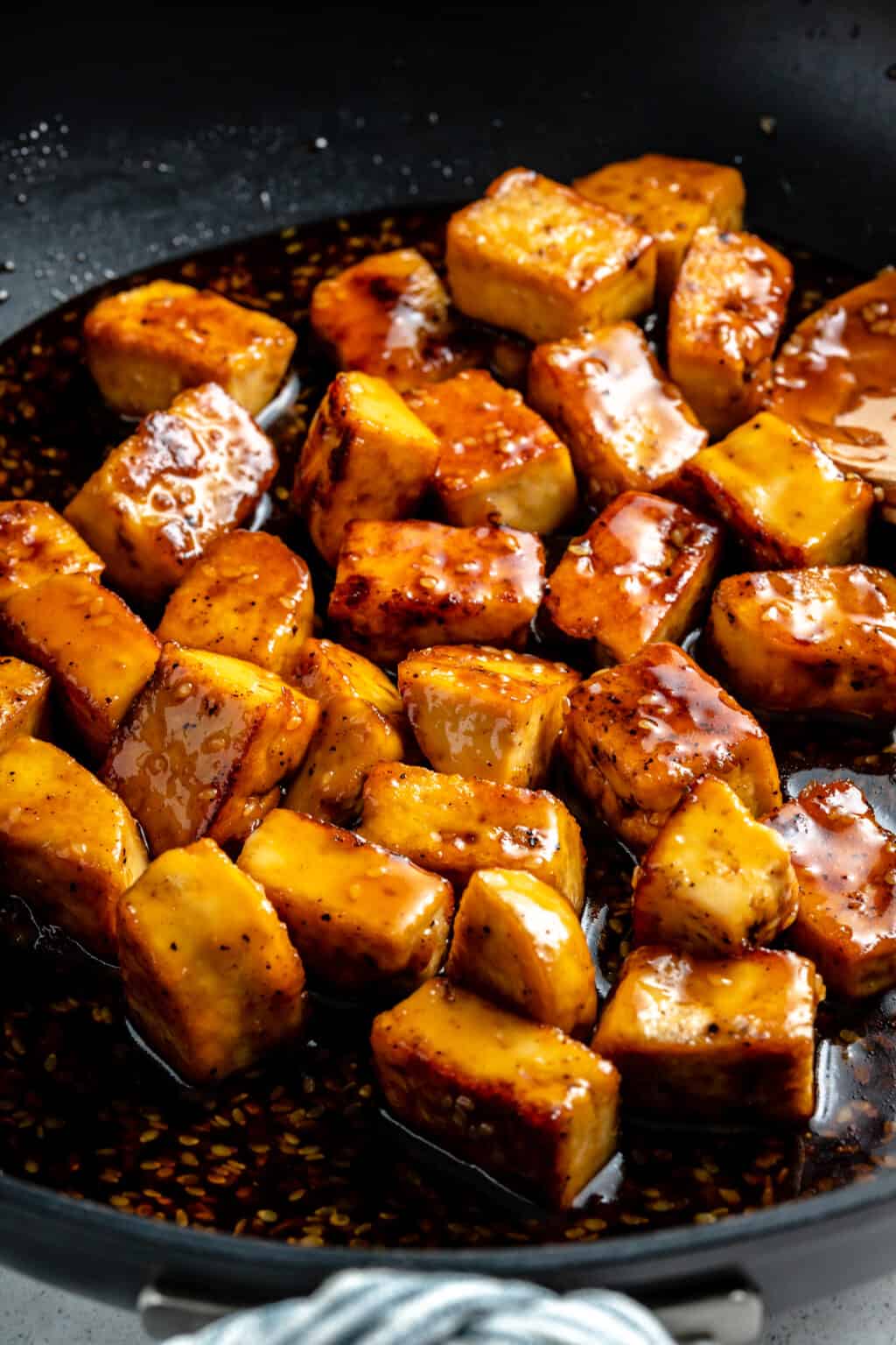 Crispy Teriyaki Tofu Recipe | Jessica in the Kitchen