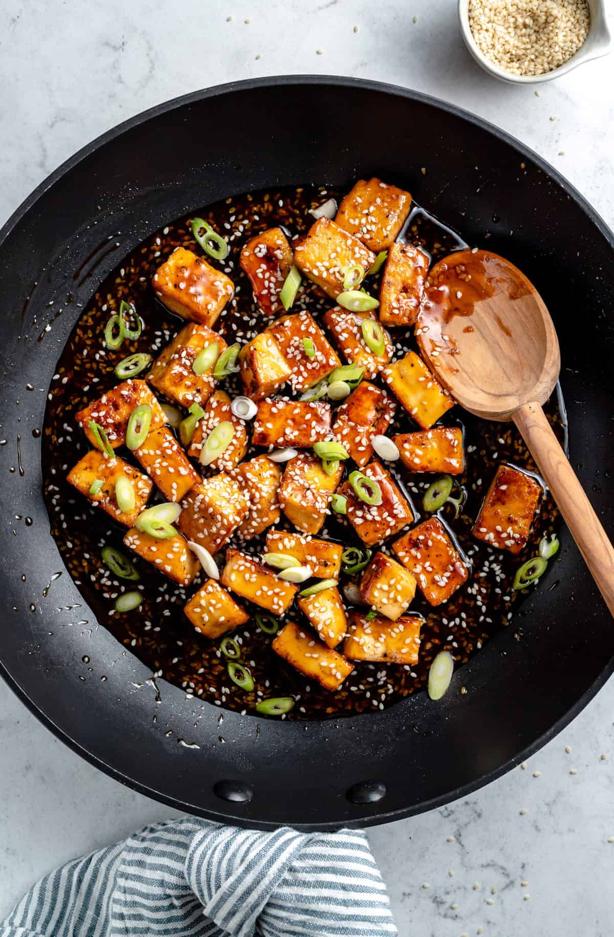 Crispy Teriyaki Tofu Recipe Jessica in the Kitchen