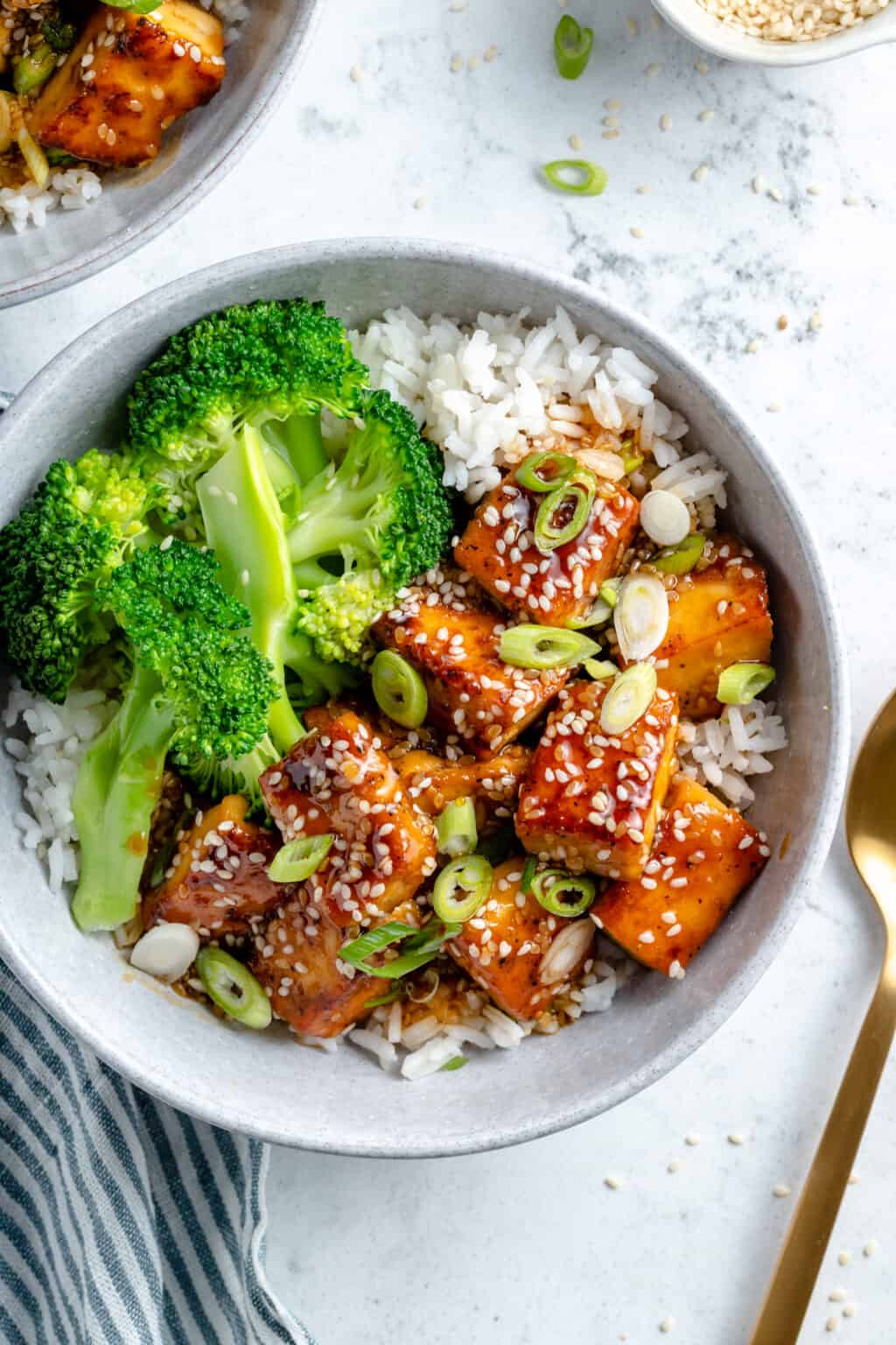 Crispy Teriyaki Tofu Recipe Jessica in the Kitchen