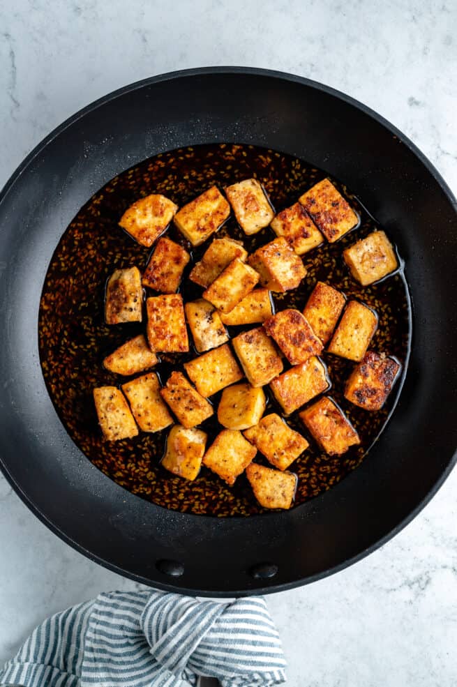 Crispy Teriyaki Tofu Recipe Jessica in the Kitchen