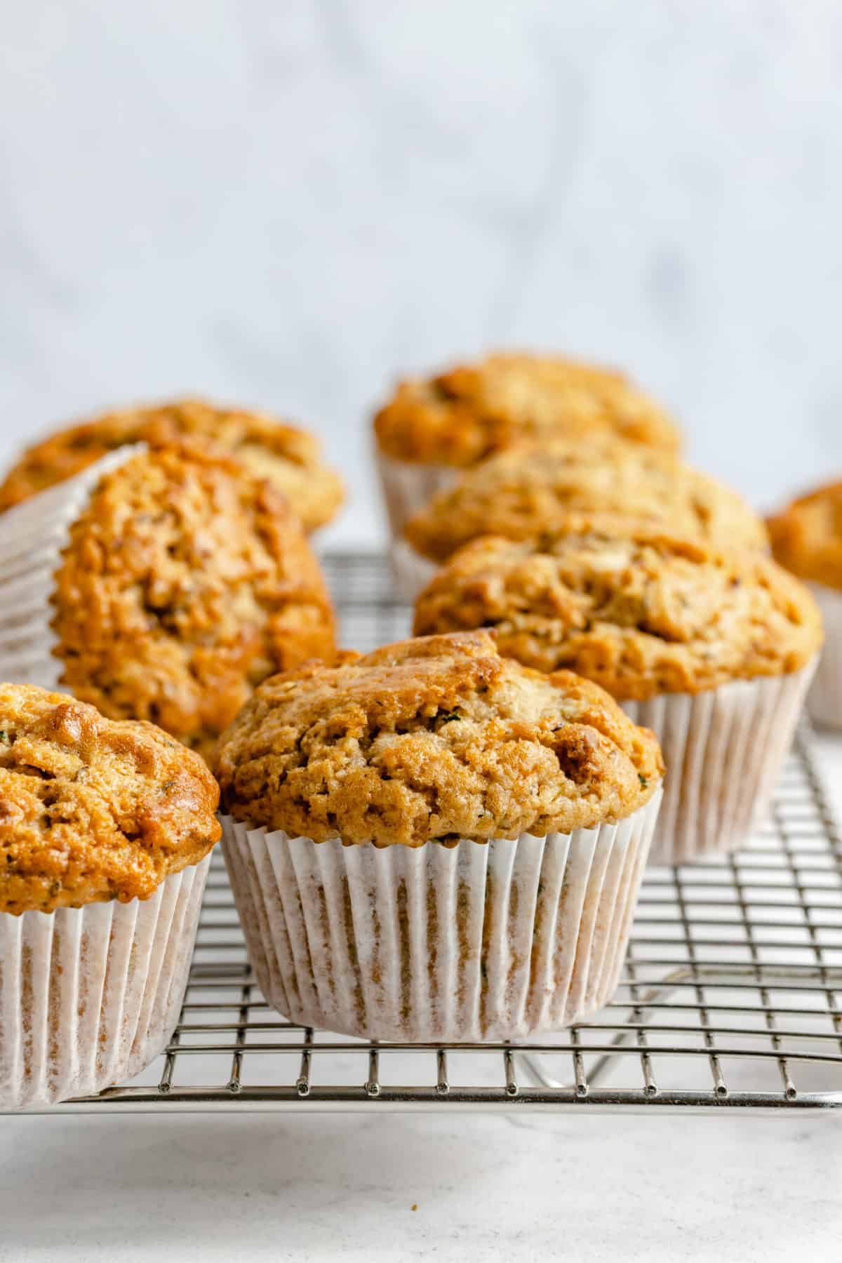 Fluffy Vegan Zucchini Muffins | Jessica in the Kitchen