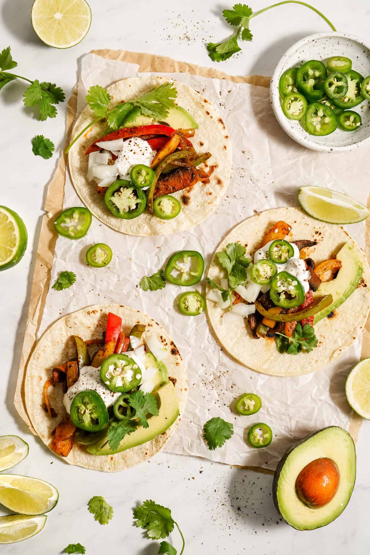 30 Minute Vegan Fajitas Recipe | Jessica in the Kitchen