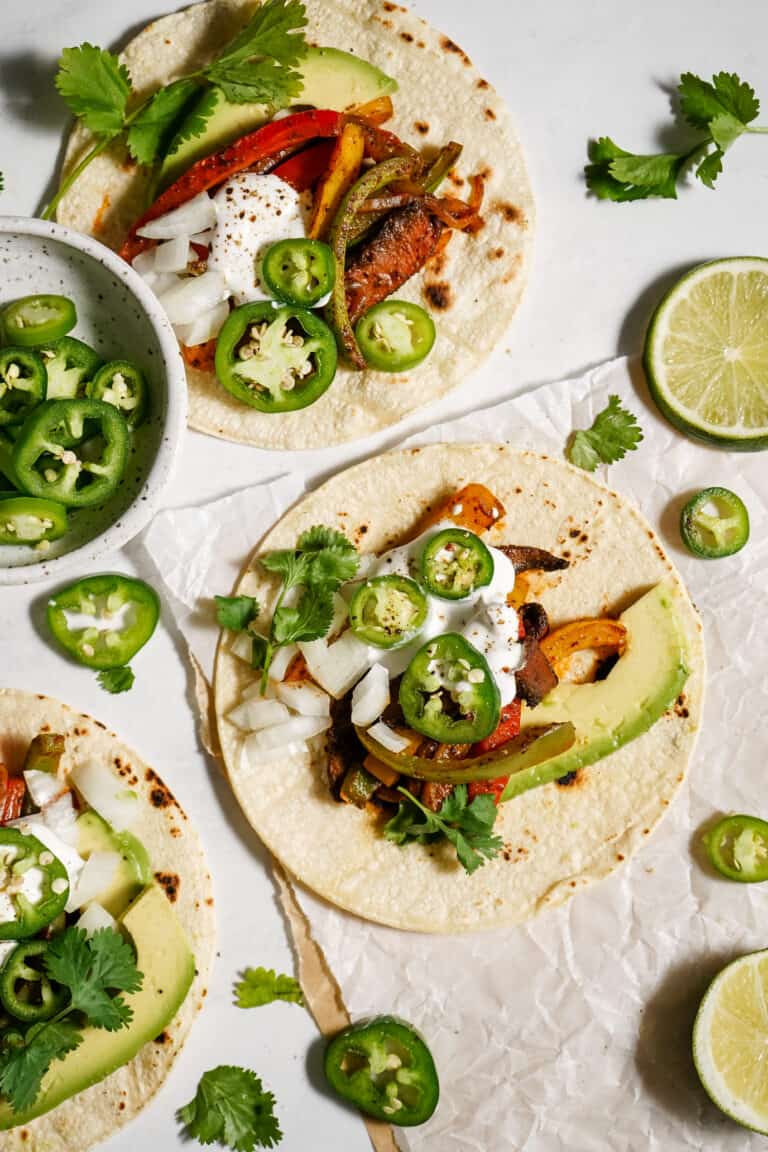 30 Minute Vegan Fajitas Recipe | Jessica in the Kitchen