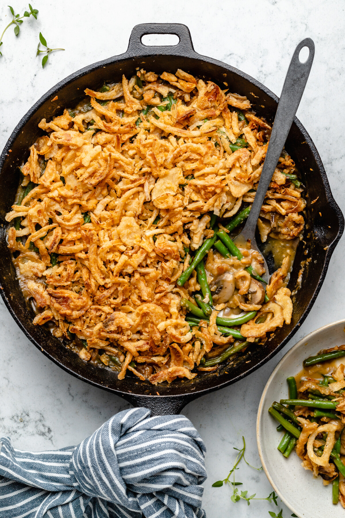 Vegan Green Bean Casserole | Jessica in the Kitchen