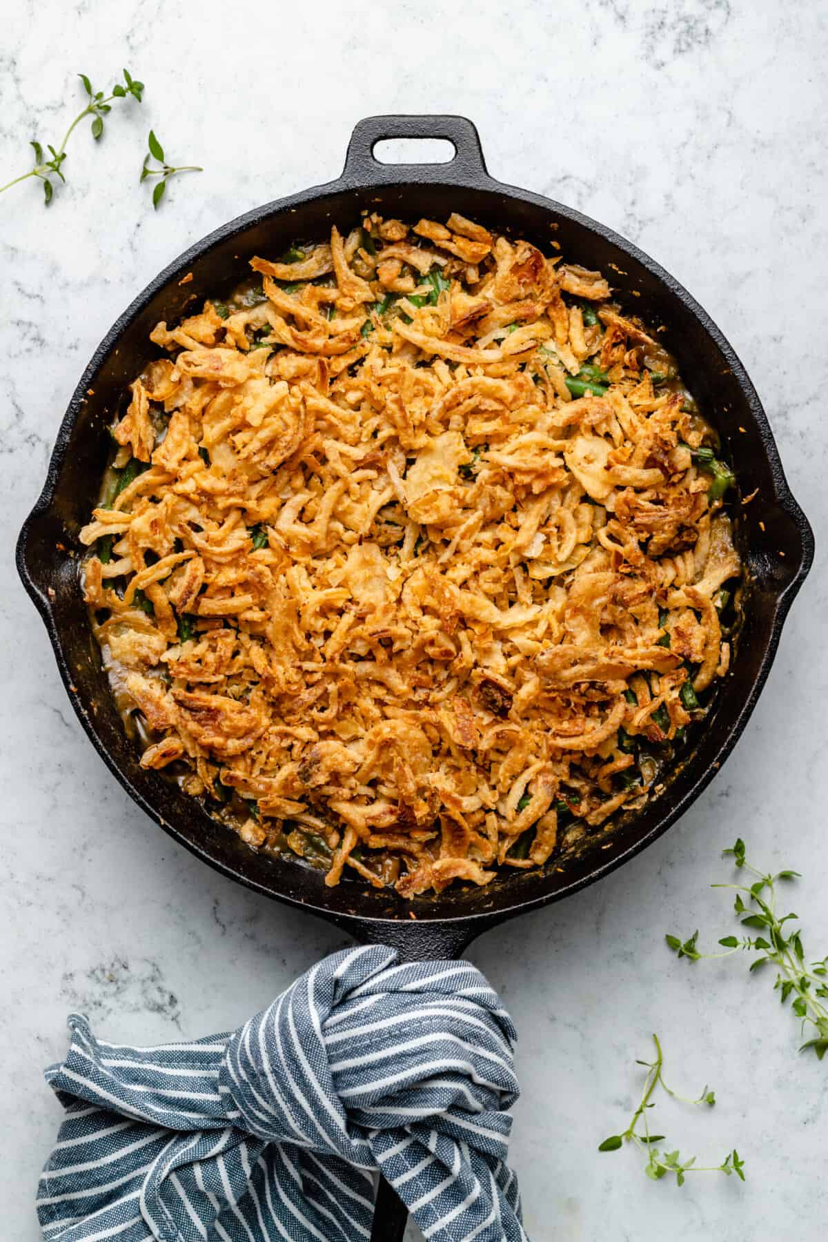 Vegan Green Bean Casserole from Scratch | Jessica in the Kitchen