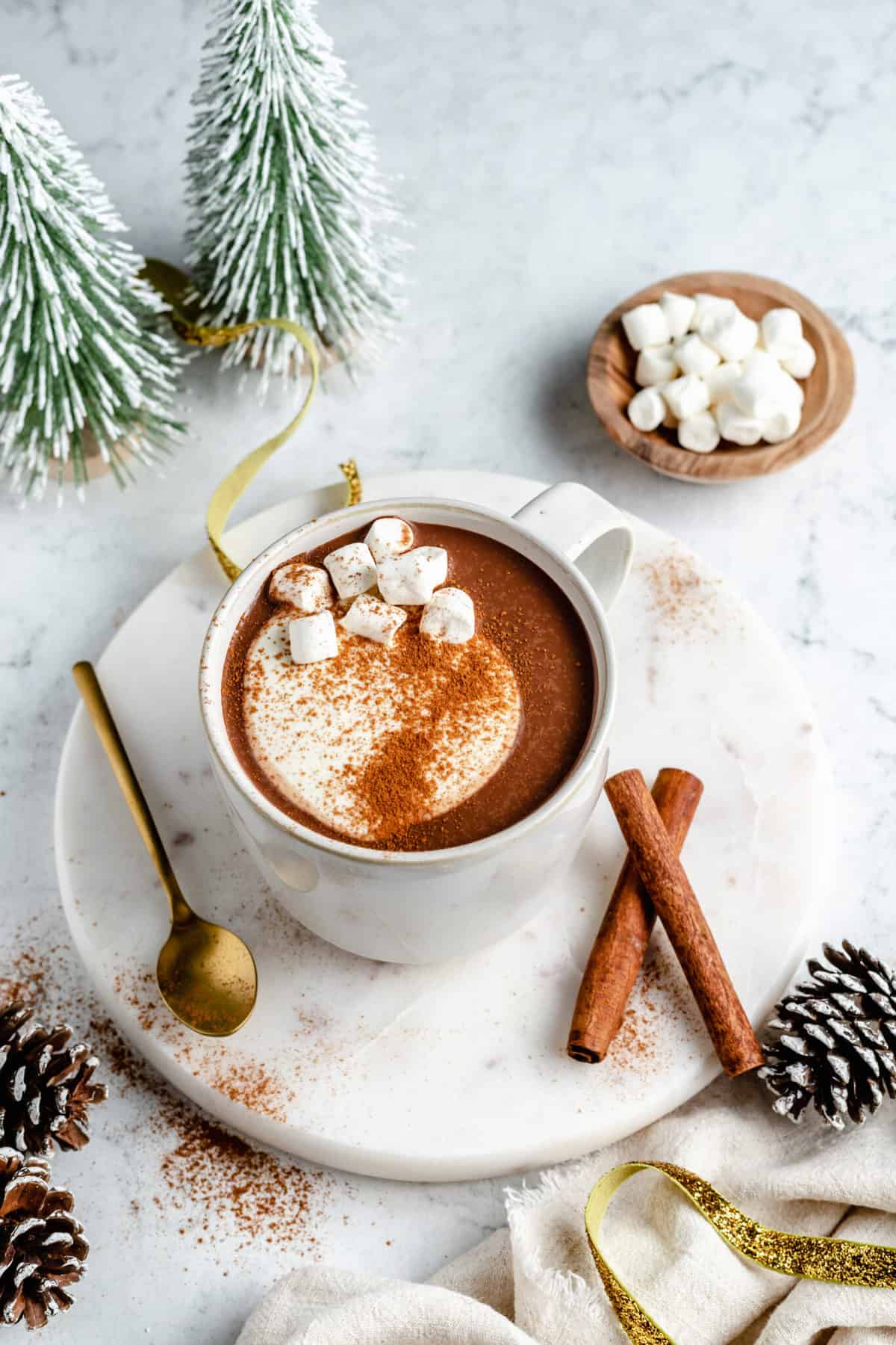 Rich + Creamy Vegan Hot Chocolate | Jessica in the Kitchen