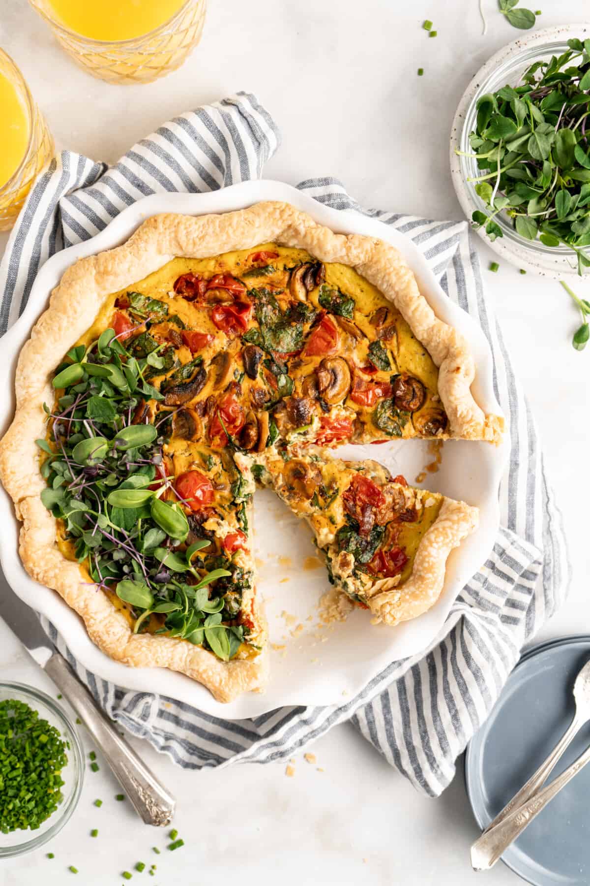 Easy Vegan Quiche With Tofu Jessica in the Kitchen