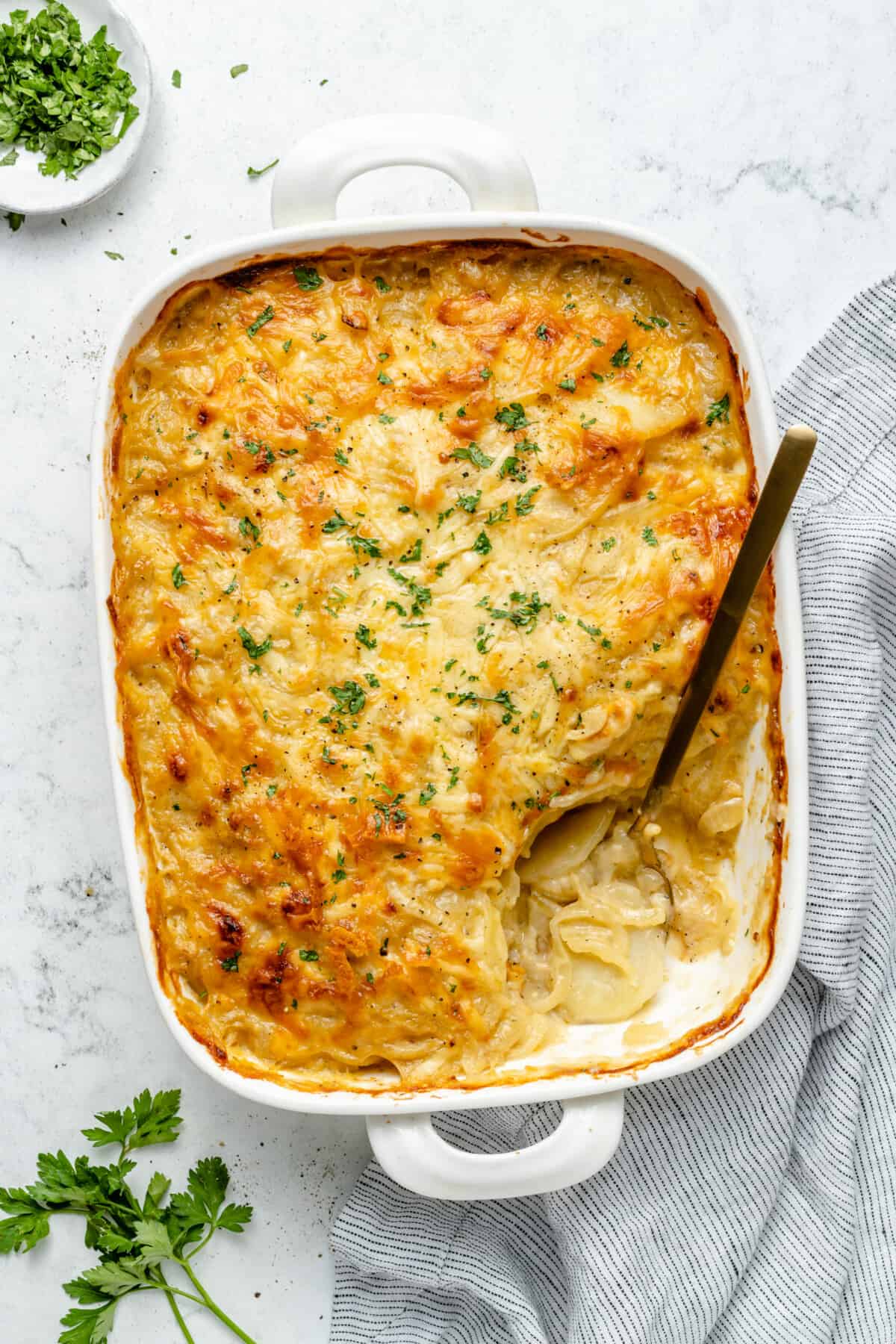 Creamy Vegan Scalloped Potatoes | Jessica in the Kitchen