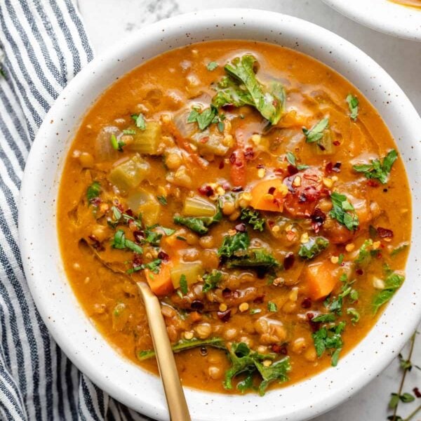 Easy Indian-Spiced Lentil Soup | Jessica in the Kitchen