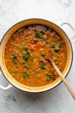 Easy Indian-Spiced Lentil Soup | Jessica in the Kitchen