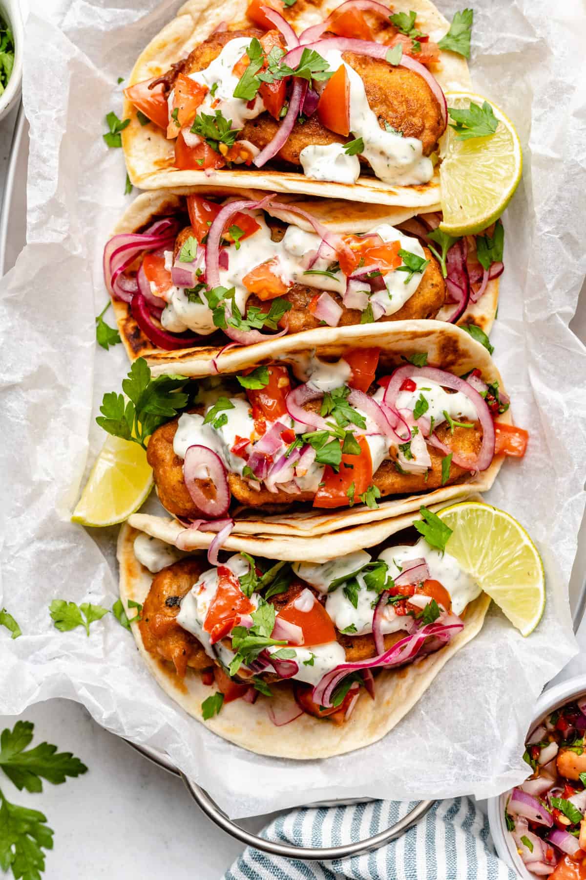 Crispy Beer-Battered Vegan Fish Tacos-image