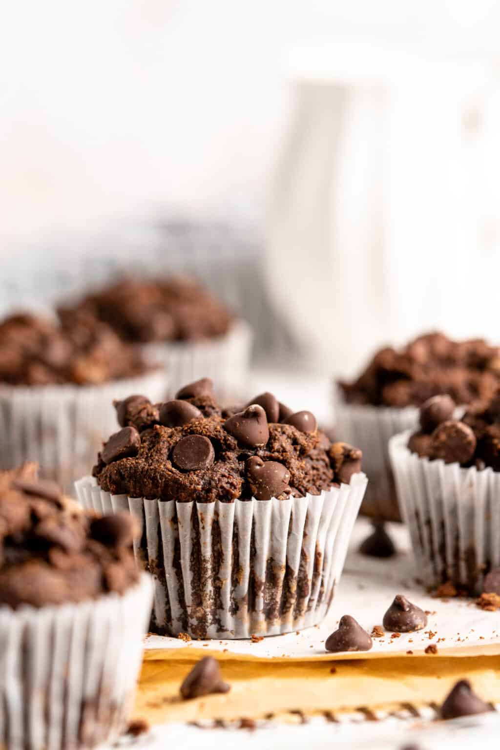 Vegan Double Chocolate Banana Muffins Jessica in the Kitchen