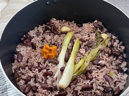 Pressure cooker discount rice and peas