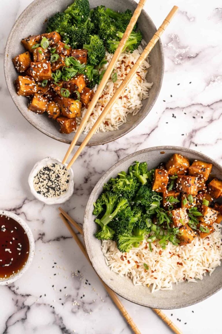 Easy Vegan General Tso Tofu Jessica in the Kitchen