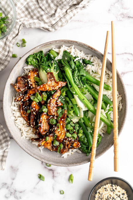 Sticky Sesame Shiitake Mushrooms | Jessica in the Kitchen