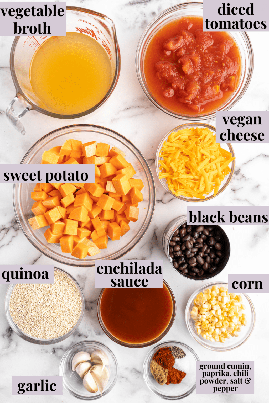 Vegan Quinoa Enchilada Skillet | Jessica in the Kitchen