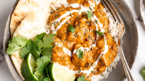 Slow Cooker Tofu Butter Chicken (Vegan) - Jessica in the Kitchen