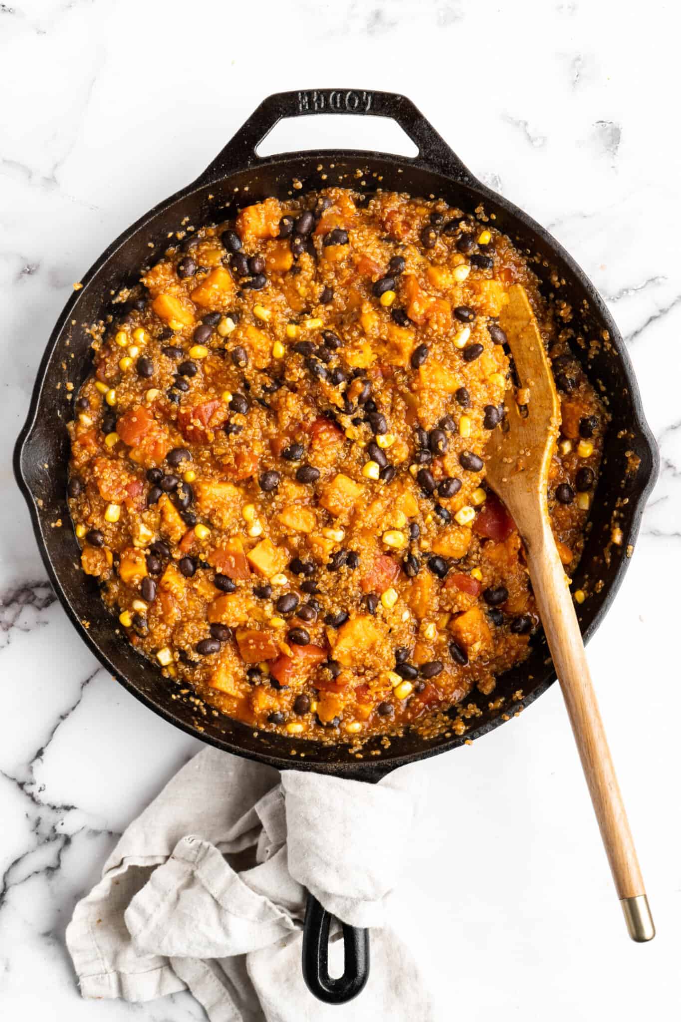 Vegan Quinoa Enchilada Skillet Jessica in the Kitchen