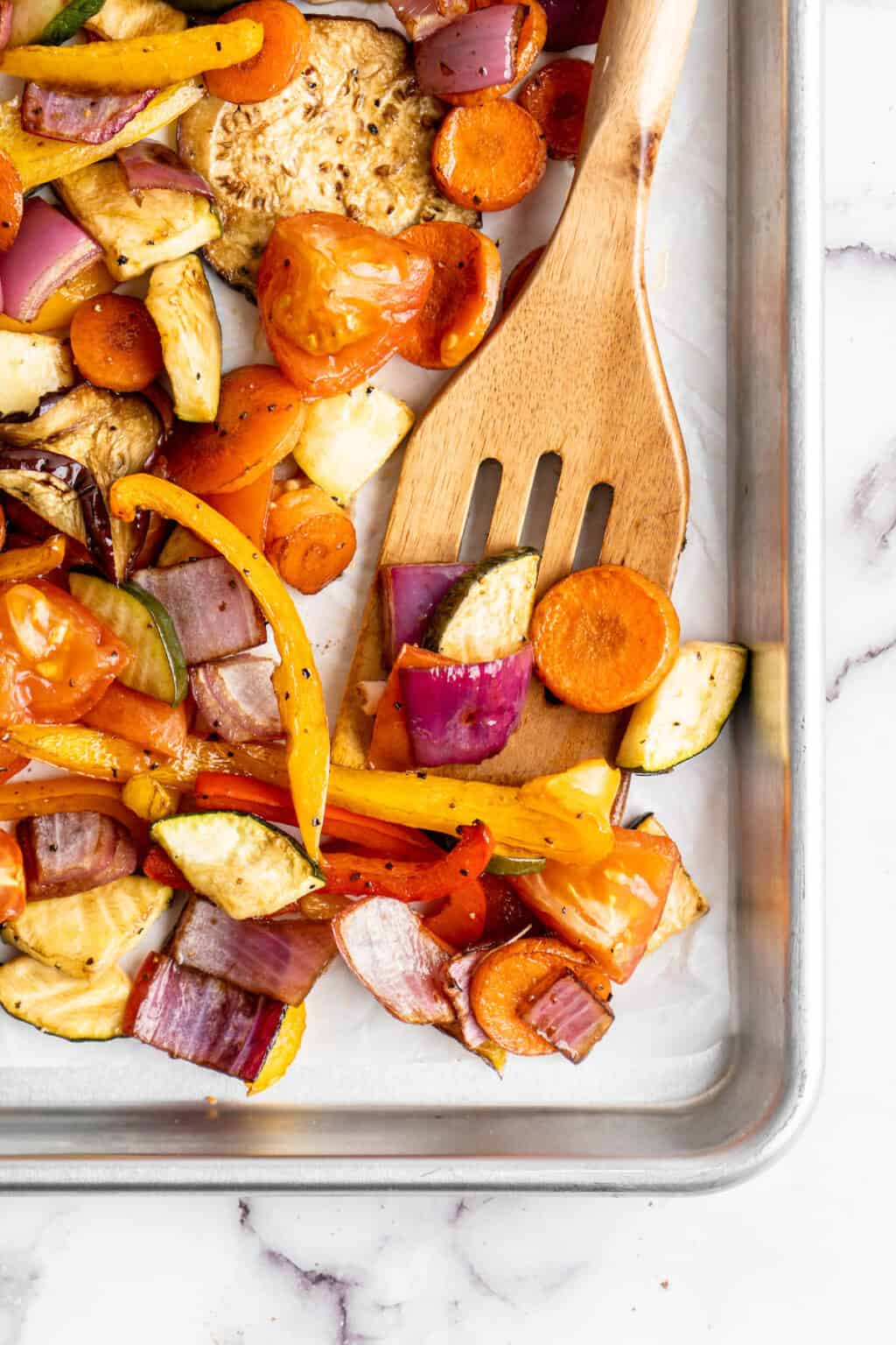 How To Roast Vegetables In The Oven Jessica In The Kitchen