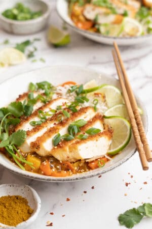 Vegan Katsu Curry with Crispy Tofu Cutlets | Jessica in the Kitchen