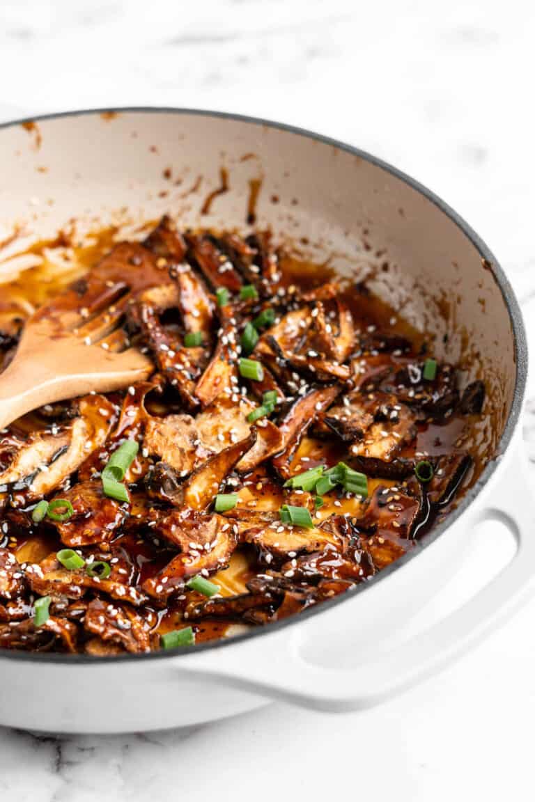 Sticky Sesame Shiitake Mushrooms Jessica in the Kitchen