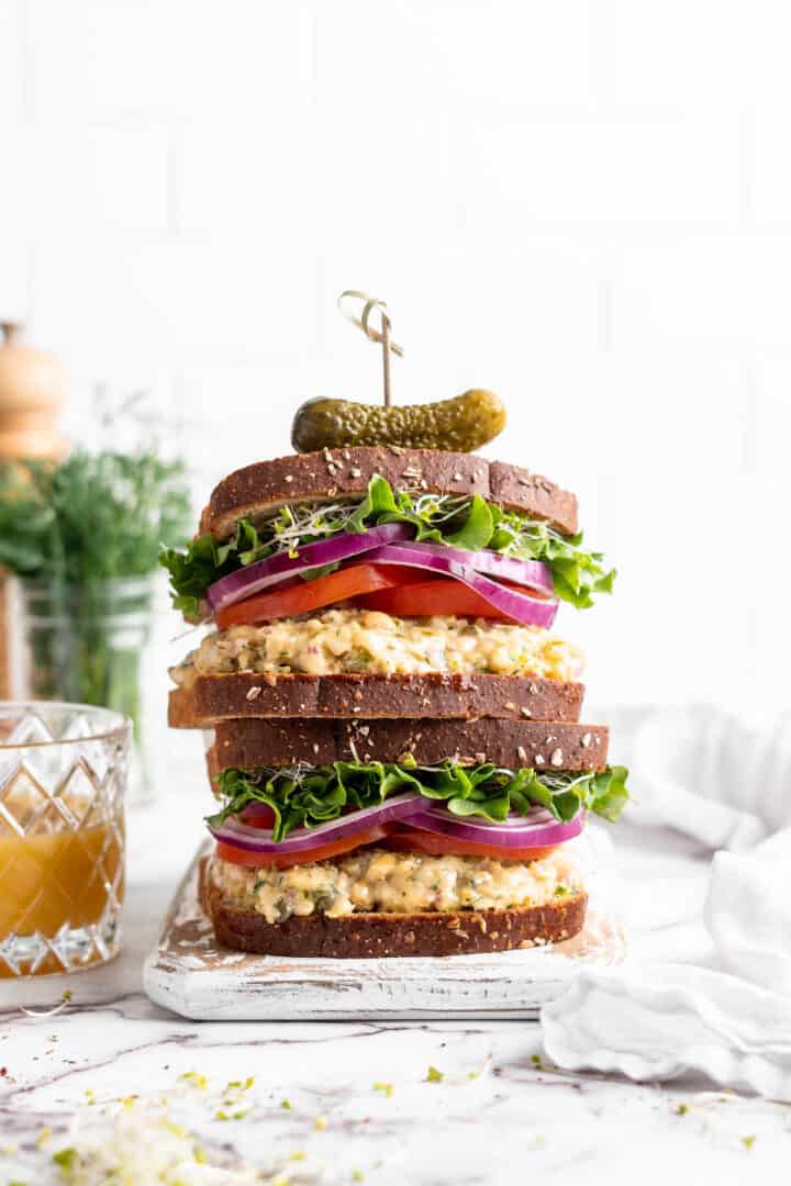 Vegan Chickpea Tuna Salad Sandwich | Jessica in the Kitchen