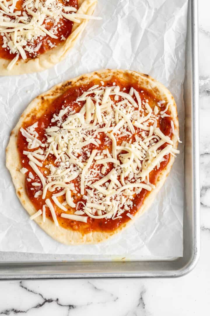 Homemade Vegan Naan Pizza | Jessica in the Kitchen