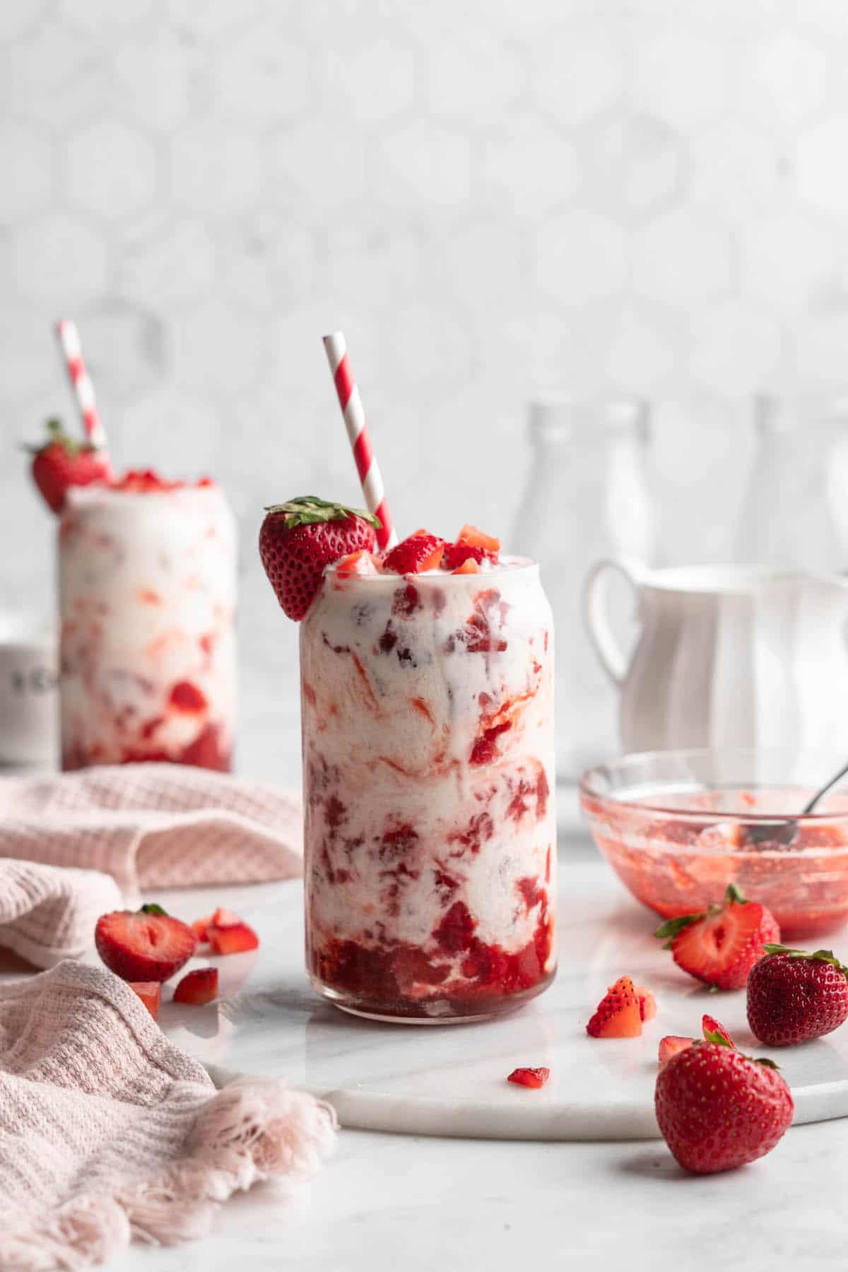 Vegan Korean Strawberry Milk Jessica In The Kitchen