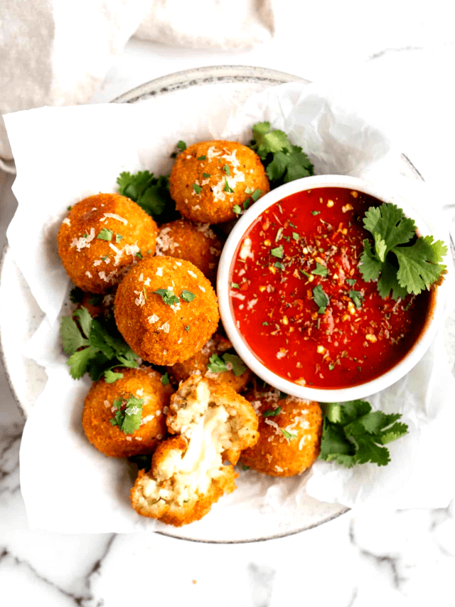 Vegan Arancini Fried Rice Balls Jessica in the Kitchen