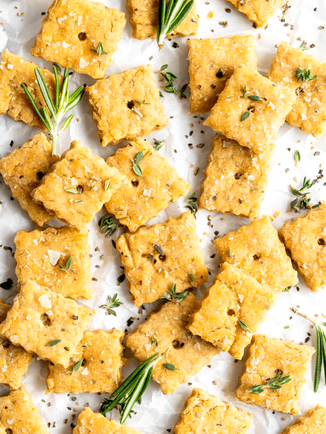 Vegan CheezIts Jessica in the Kitchen