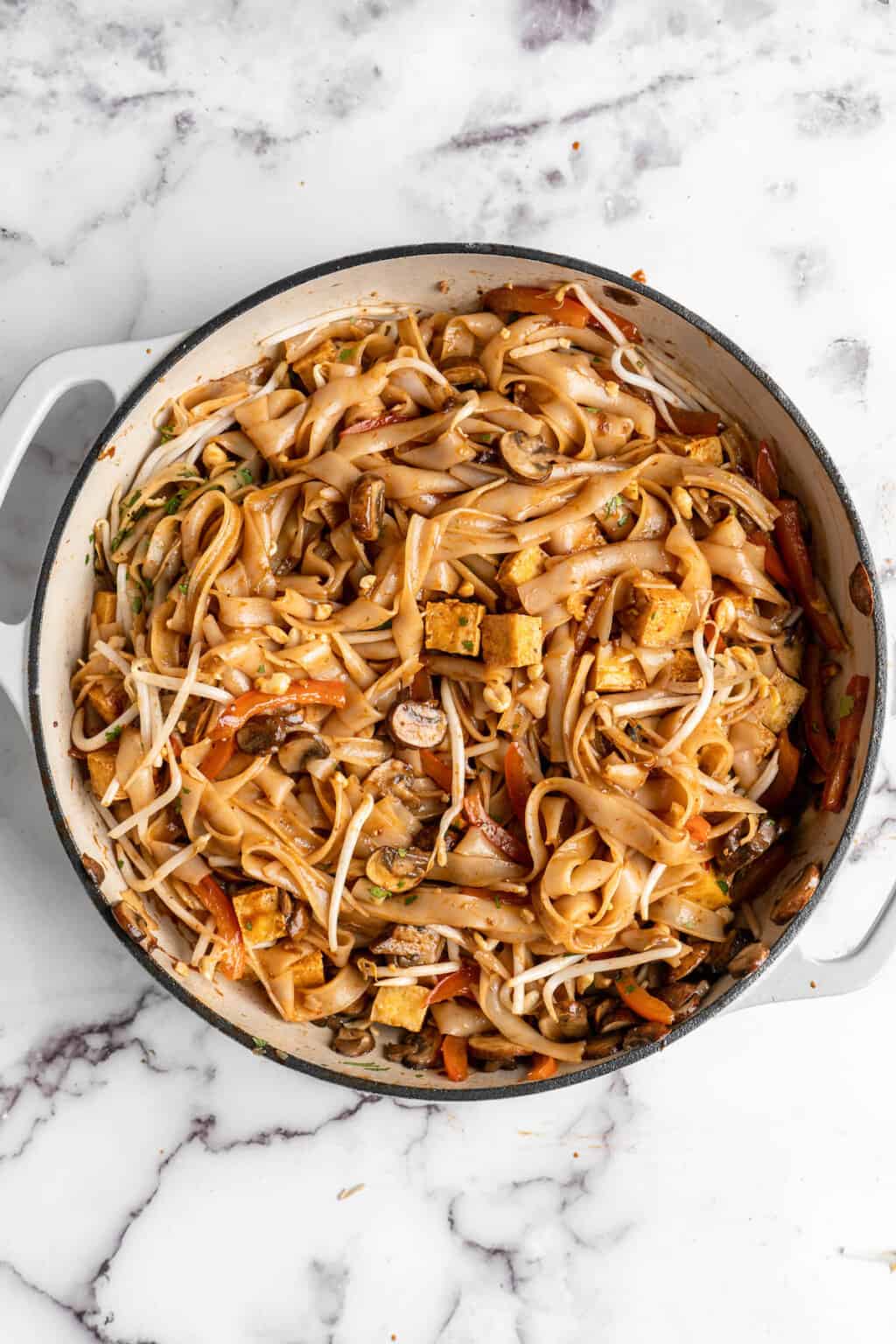 Easy Vegan Pad Thai Jessica In The Kitchen
