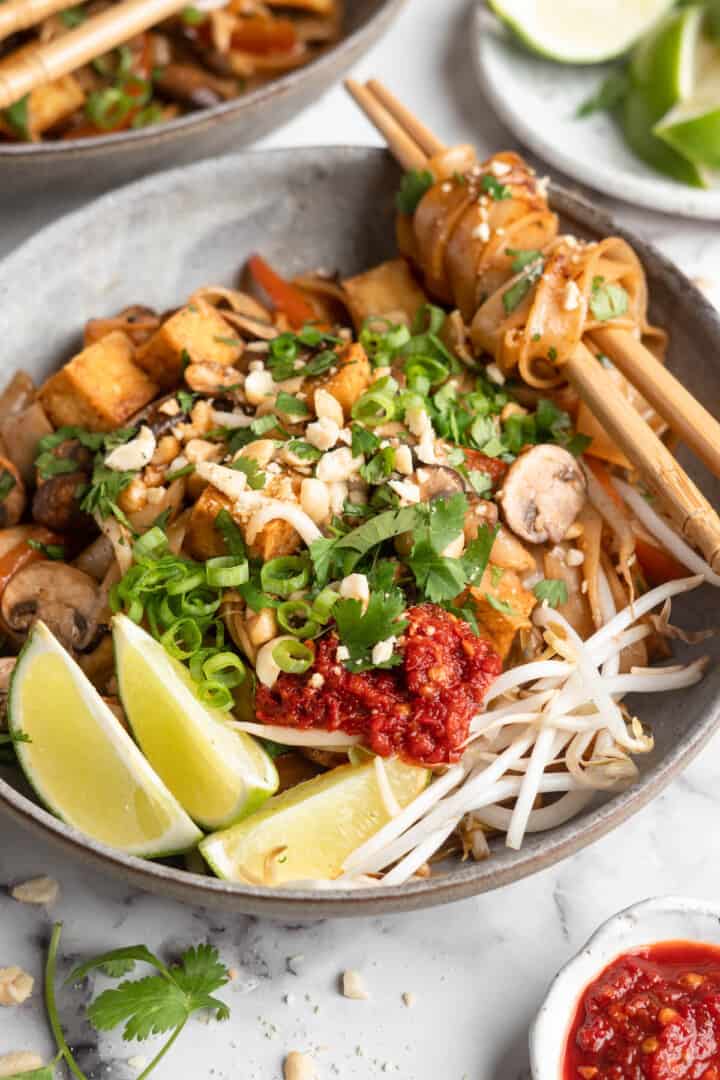 Easy Vegan Pad Thai | Jessica In The Kitchen