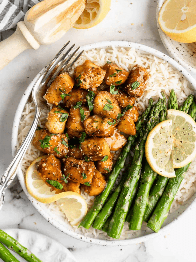 Lemon Pepper Tofu Jessica in the Kitchen