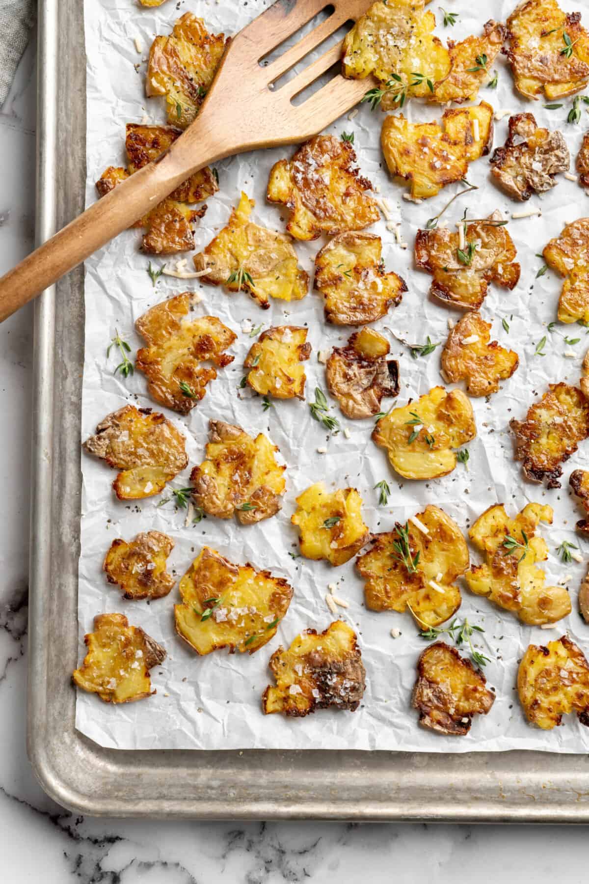 Crispy Smashed Potatoes Recipe | Jessica in the Kitchen