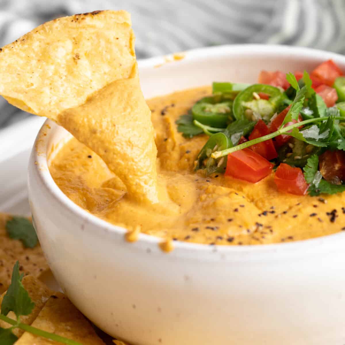 Creamy Vegan Queso Recipe | Jessica in the Kitchen