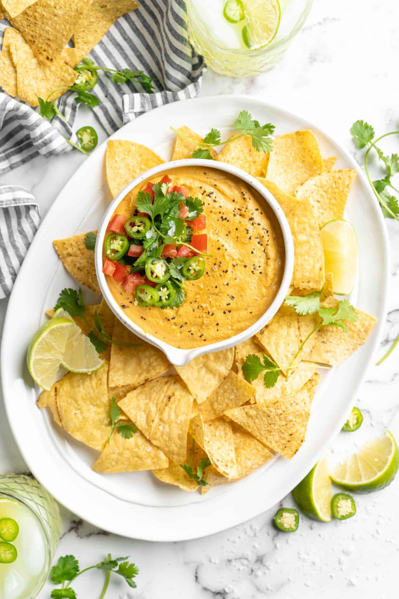 Creamy Vegan Queso Recipe | Jessica in the Kitchen