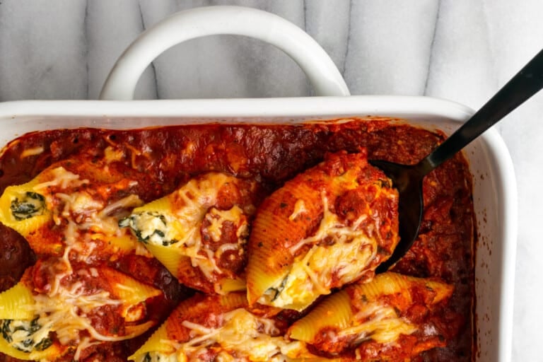 Vegan Stuffed Shells - Jessica in the Kitchen
