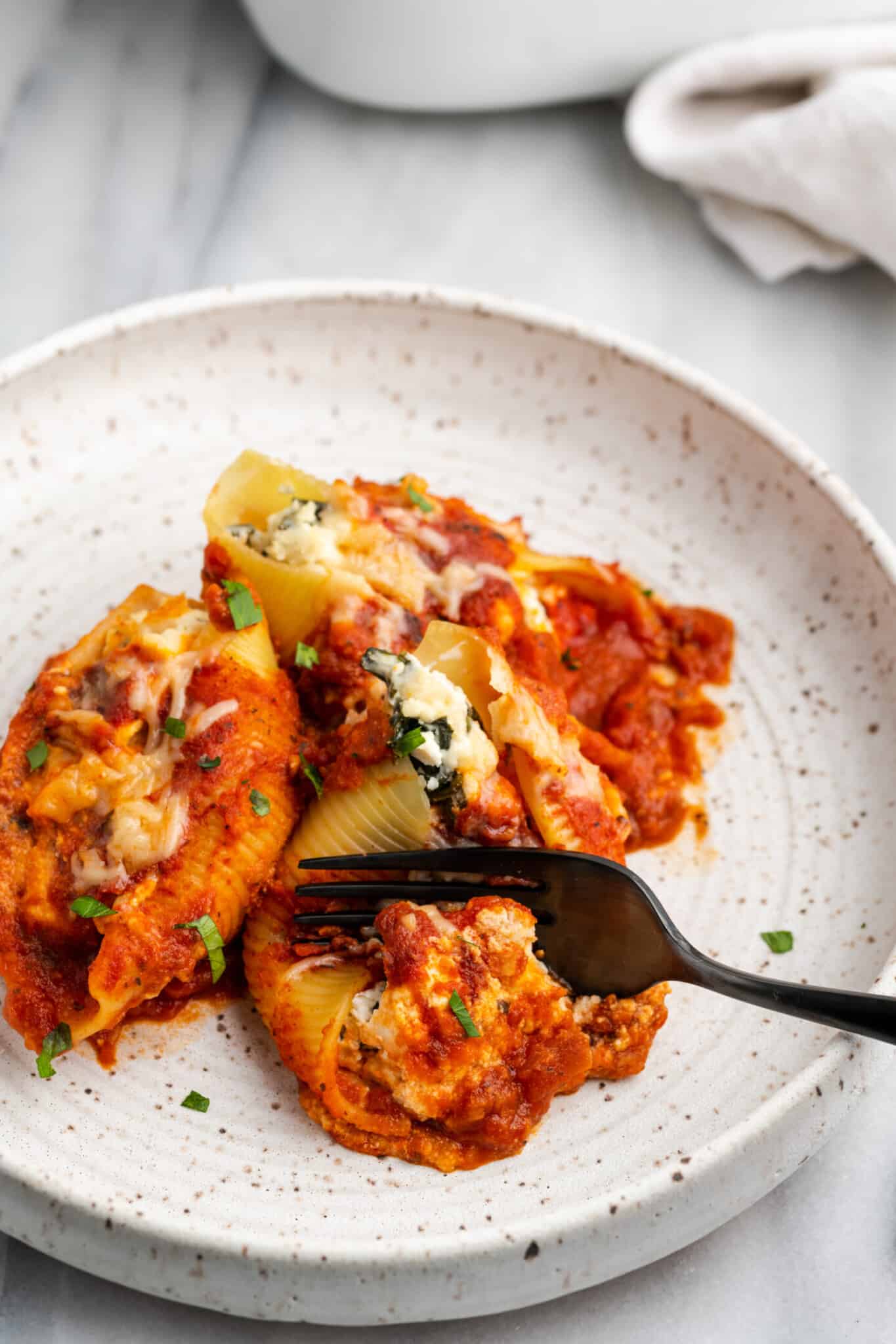 Vegan Stuffed Shells - Jessica in the Kitchen